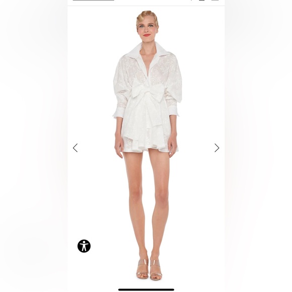 Norma Kamali SUPER OS BF NK SHIRT BABYDOLL MINI size S - Picture 7 of 7